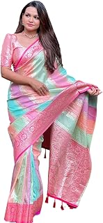 SGF11 Women's Kanjivaram Pure Soft Silk Sarees With Unstitched Blouse Piece Price In India
