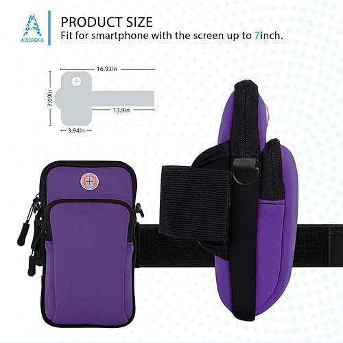 Miniatura 2 de Brazalete para correr, bolso pequeño para teléfono celular, bolsa cruzada para mujeres, hombres y niños, bolsa para iPhone 151413 proPlusXSXRxs max,