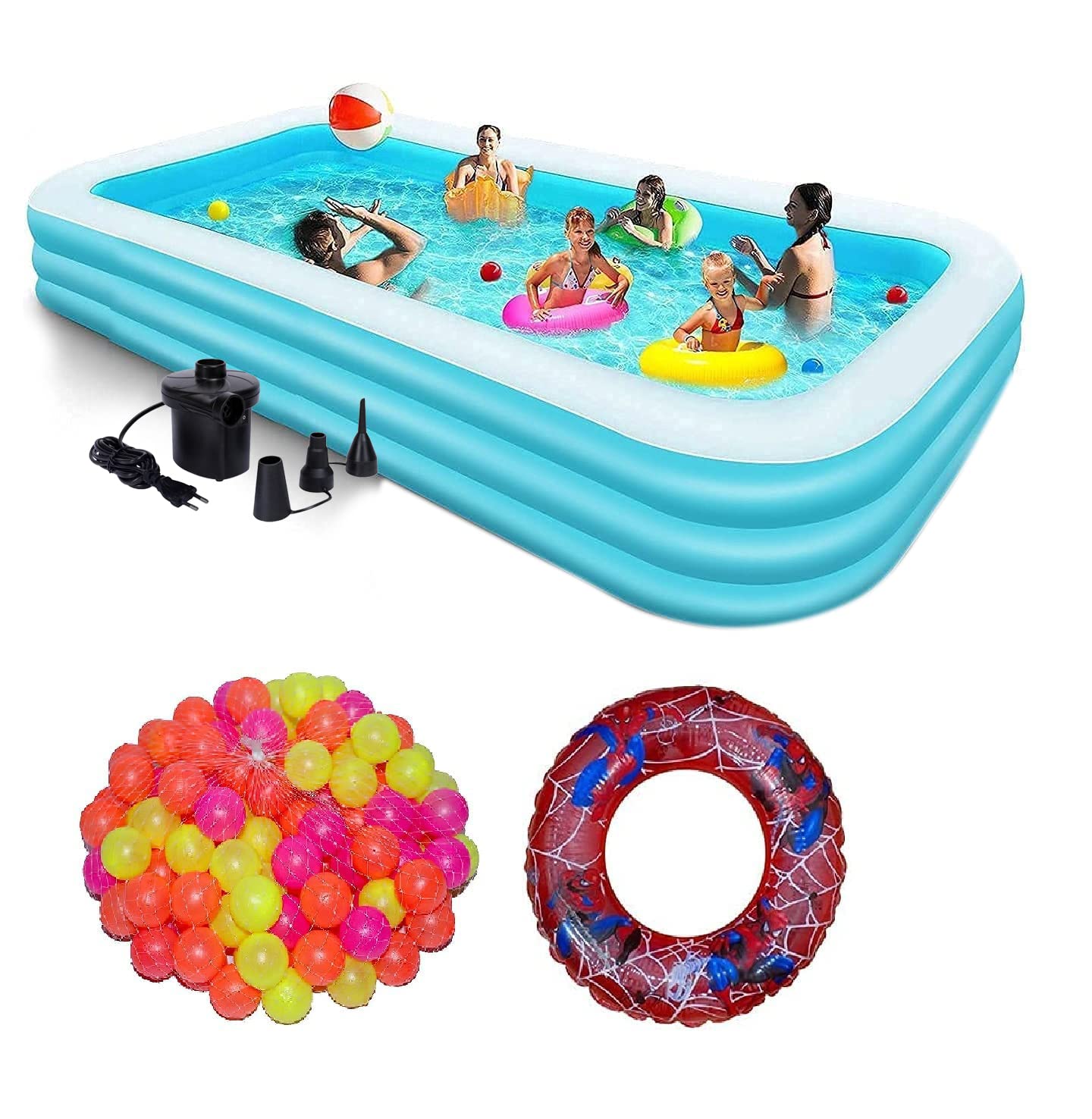 Leysin Inflatable Swimming Pool For Kids And Adults Spa Bath