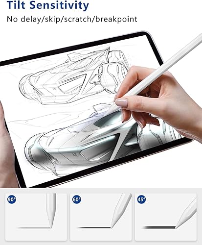 Miniatura 7 de Apple Pencil de 2 generación con carga rápida magnética, funciona para iPad Pro 1112.9 y AirMini