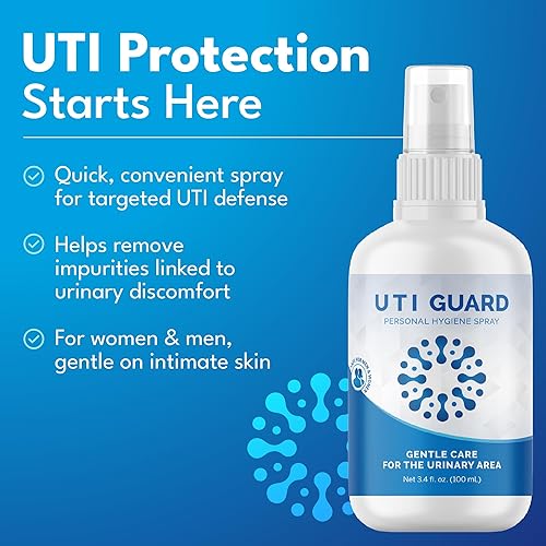 Miniatura 2 de UTI Guard - Spray de prevención de infecciones urinarias para mujeres y hombres - Soporte urinario proactivo - 3.4 onzas líquidas
