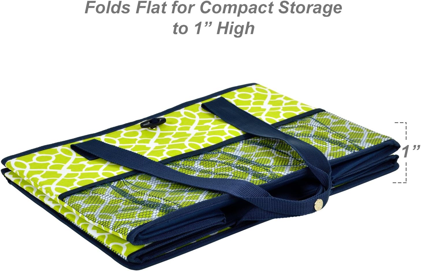 Picnic at Ascot Collapsible Storage Container/Organizer for Home and Trunk - Designed & Quality Approved in the USA