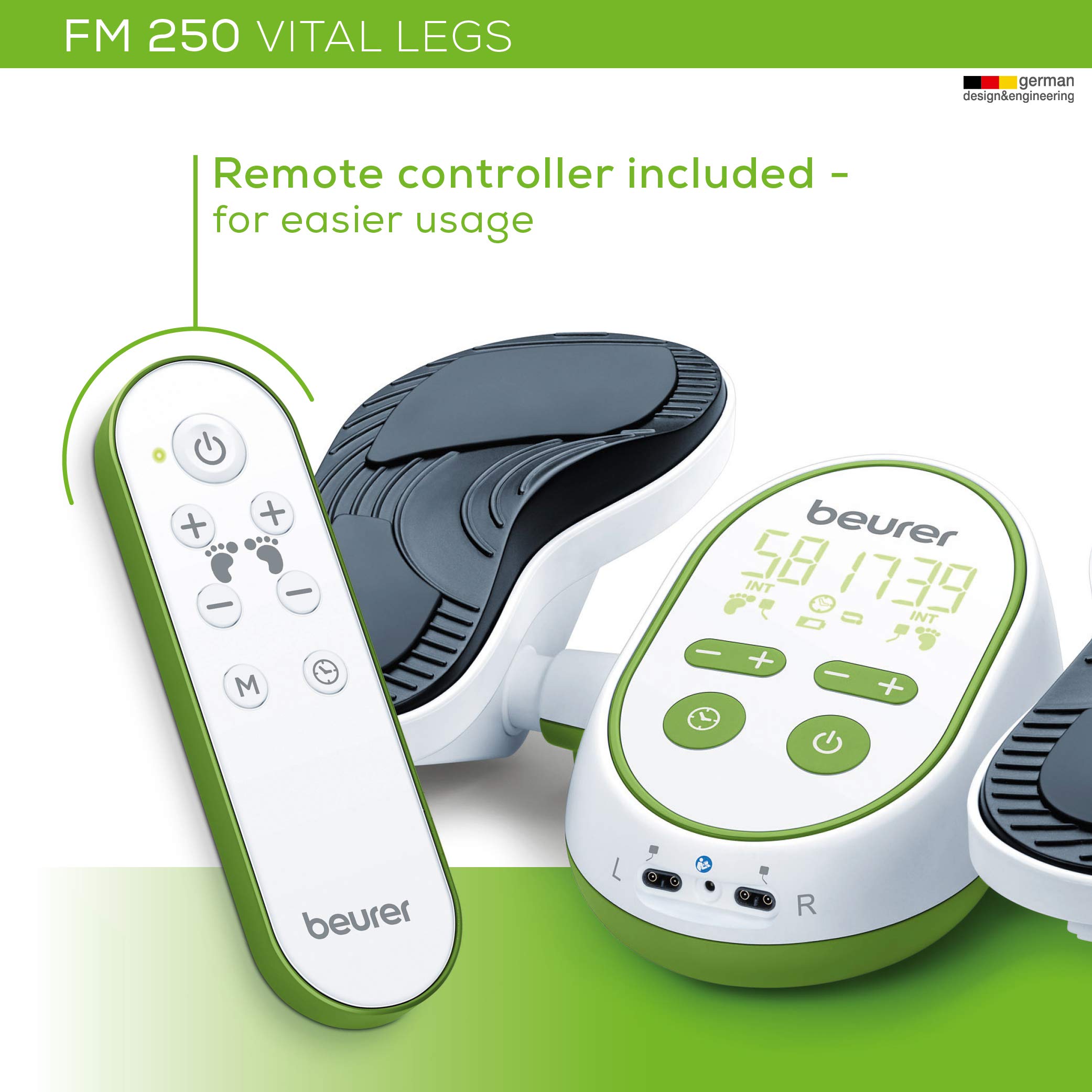 Beurer Vital Legs EMS Circulation Stimulator, FM250 Revitalizing