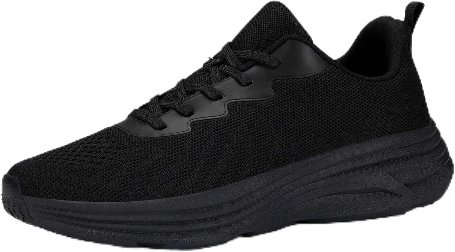 LCGJR Men's Slip On Cushion Running Shoes Lightweight Breathable Walking Shoes Non Slip Athletic Fashion Tennis Sneakers