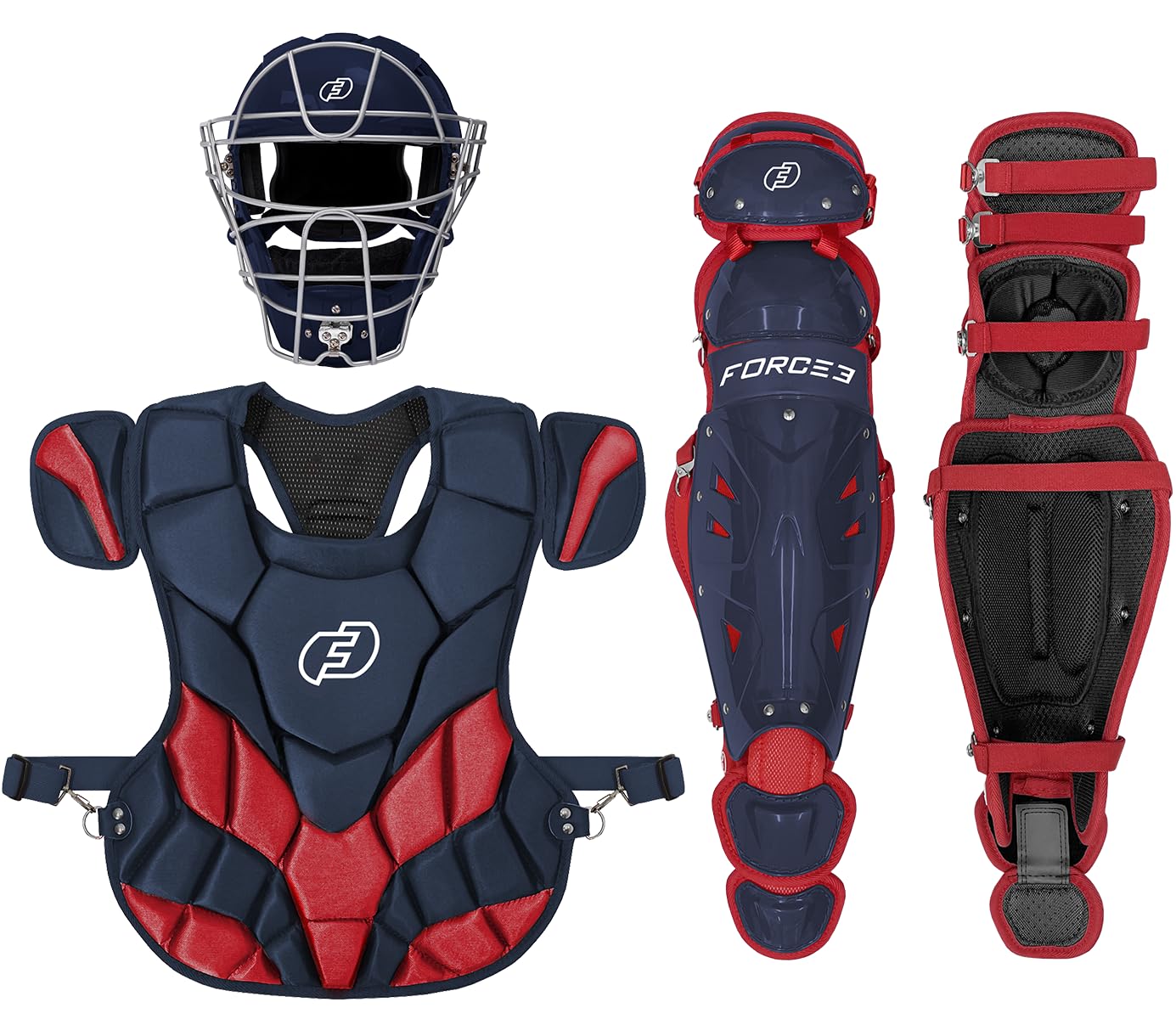 FORCE3 Defender Catchers Set | Meets NOCSAE