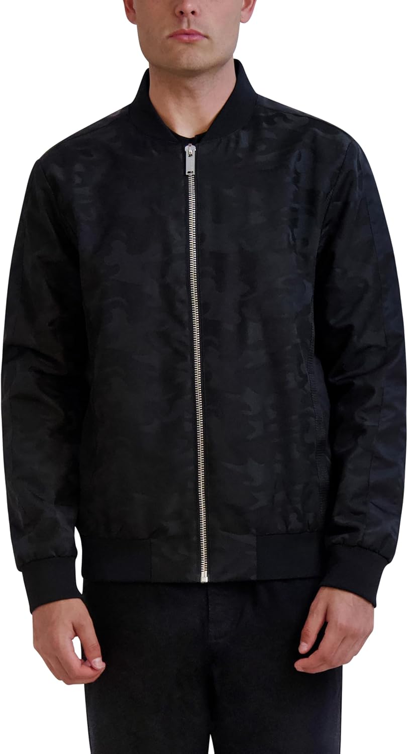 KARL LAGERFELD Men's Karl Lagerfeld Paris Camo Bomber - Image 5