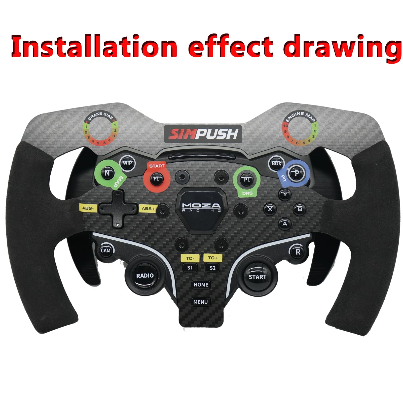 Amazon | MOZA R5バンドルゲームレーシングホイール用13インチの