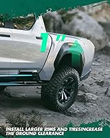 Vista 5 de SCITOO Kit de elevación de nivelación trasera de 1 pulgada para Ford 2008-2020 Espaciador de puntal de elevación de 1 pulgada compatible con bloques