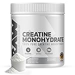 RAW Nutrition Creatine Monohydrate Powder, Unflavored (30 Servings) - Micronized Creatine Monohydrate Supplement for Workout Performance, Build Muscle & Strength - Creatine Powder for Men & Women