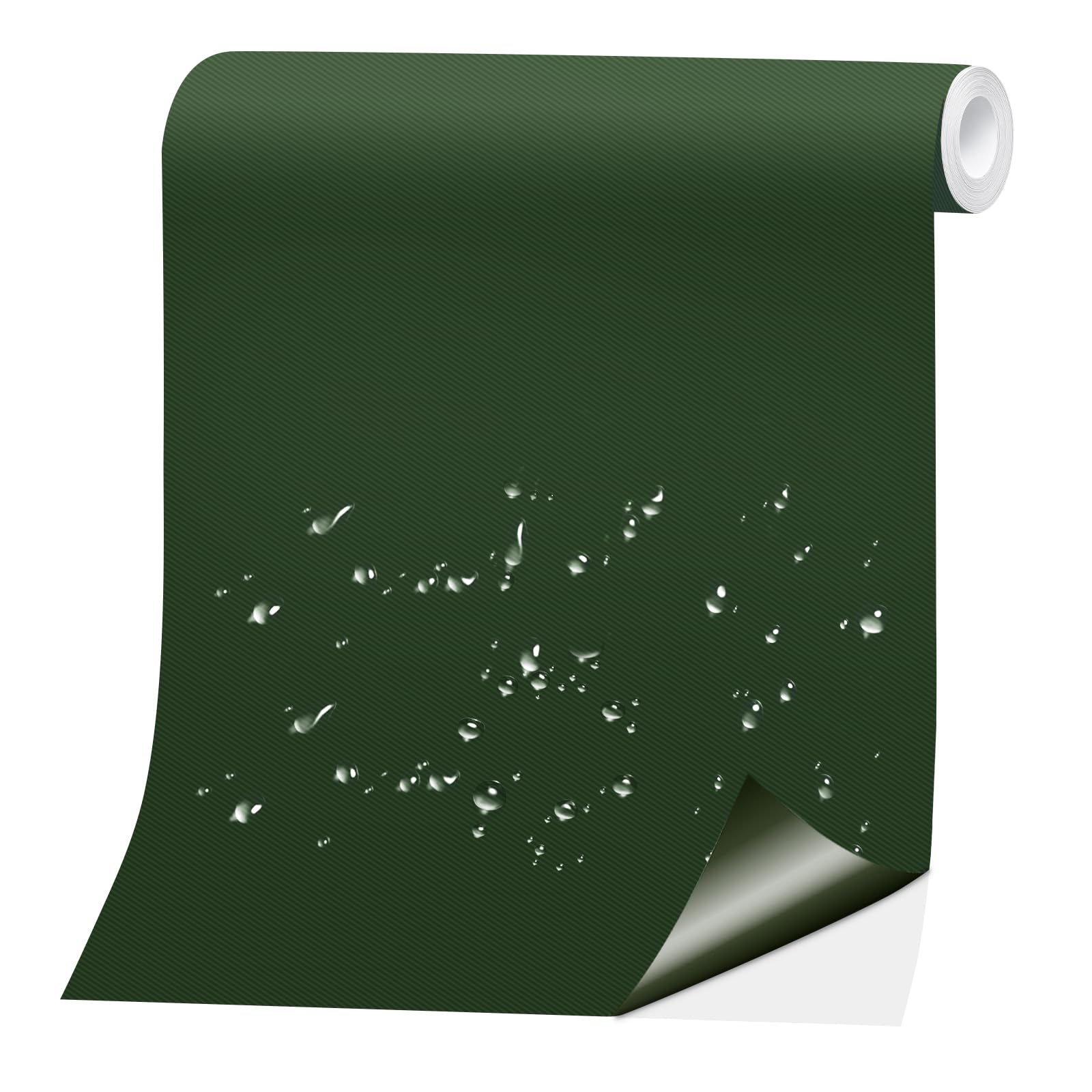 Skystuff Self-Adhesive Fabric Tent Repair Tape, Heavy Duty Waterproof Nylon Repair Patches for Tent, Clothes, Down Jacket, Sleeping Bag, Camping Outdoor Gear, Instant Strong Fix, 30x150cm, Army Green