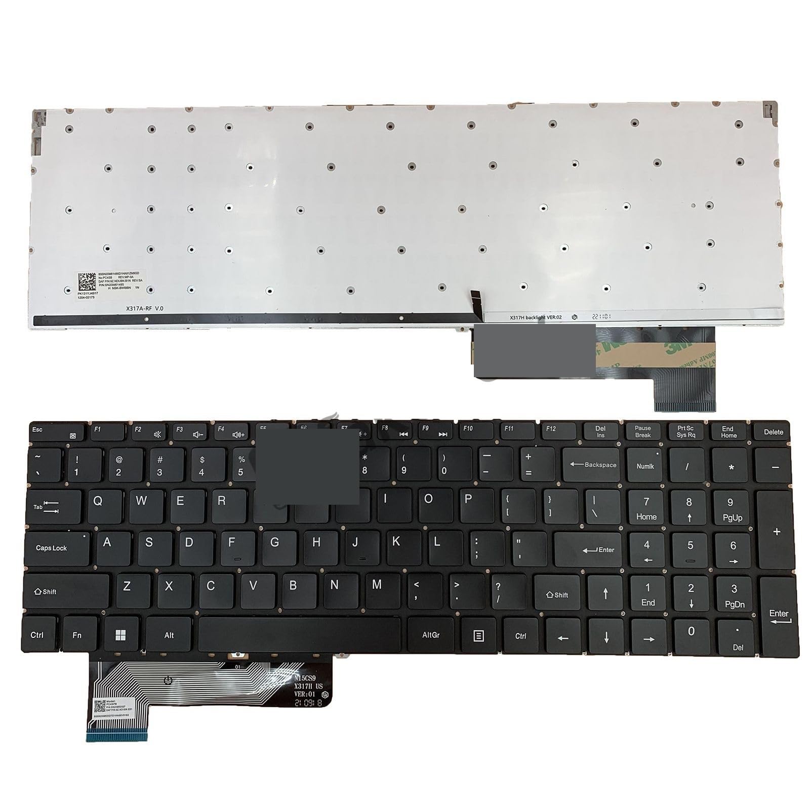 Clavier portable Gateway 15,6 pouces rétroéclairé au design soigné - 2