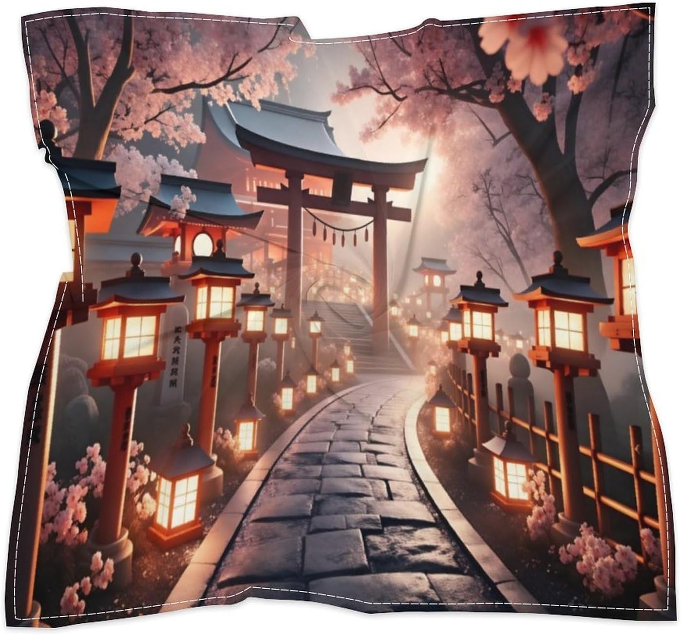 Square Scarf for Women,Soft Satin Feel Neck Hair Scarf Lightweight Bandana Headscarf Fashion Accessory