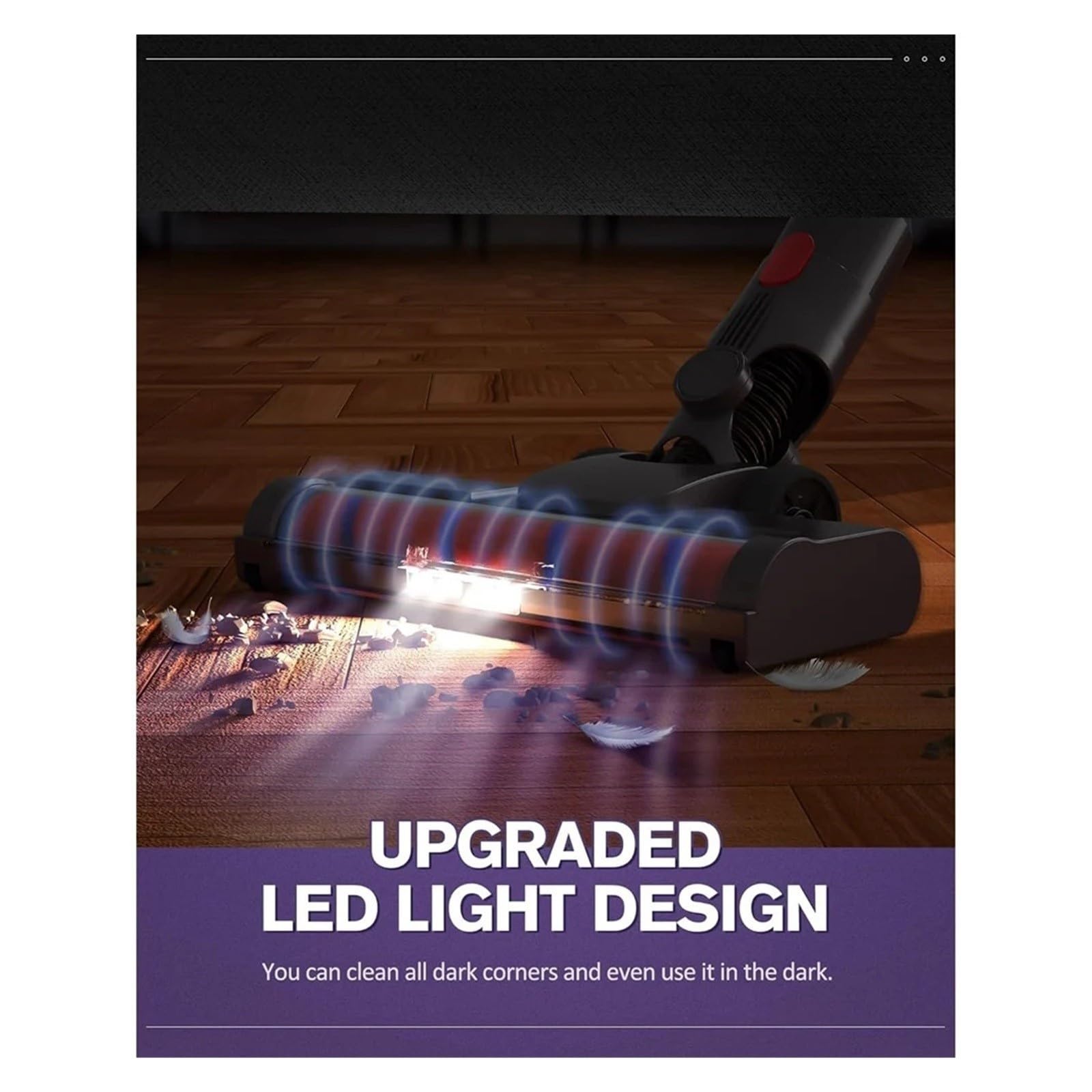 Testina con Rullo Morbido, Compatibile con Dyson V15, V8, V7, V10, V11