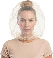 Vista 1 de Oversized Makeup Protector Hood, Guards Hair & Makeup While Dressing, Nylon Chiffon, Reusable, Zip Closure, Machine Washable