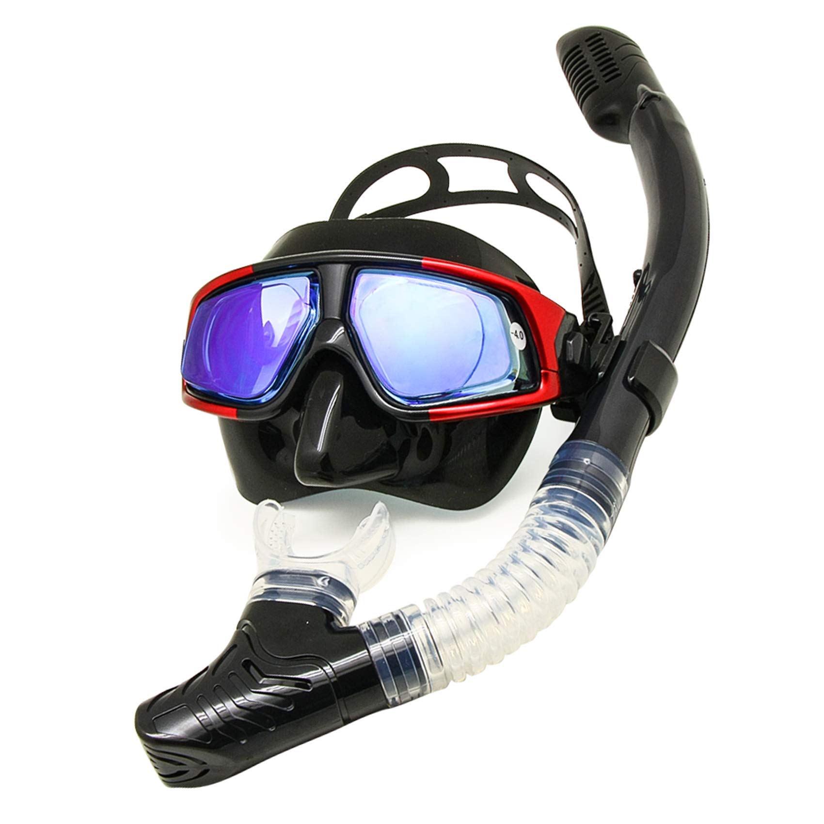 EnzoDate Rx Optical Diving Gear Kit Myopia Snorkel Set Dry Top Scuba Mask Wide Vision Anti-Fog UV400 (B07Q7ZW9DX) Amazon Price History, Amazon Price Tracker