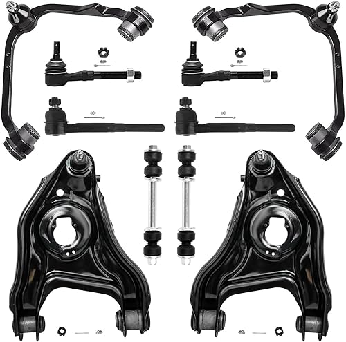 Miniatura 277 de Detroit Axle - Kit de suspensión frontal de 10 piezas para Ford Ranger Mazda B2300 B2500 B3000 B4000, 2 brazos de control superiores, 2 rótulas
