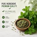 BLUE TEA - Spearmint Herbal Tea - 100 gm -100 Cups | Pcos & Pmos Relief | Balances Hormones, Reduces Facial Hair & Acne and Supports Digestion | Herbal Tea - Dried Loose Leaf - Caffeine Free | Reusable Pet Jar gallery image