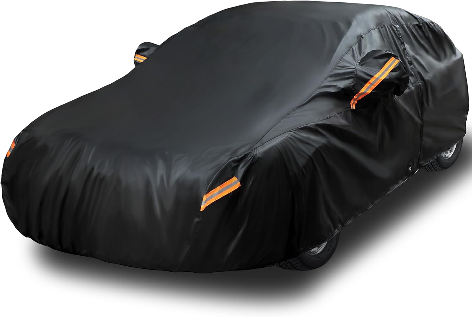 EzyShade 10-Layer SUV Car Cover Waterproof All Weather. See Vehicle Size-Chart for Accurate Fit. Outdoor Full Exterior Covers for Automobiles Heavy Duty Jeep Rav4 CRV. Black, Size S4 (See SizeChart)