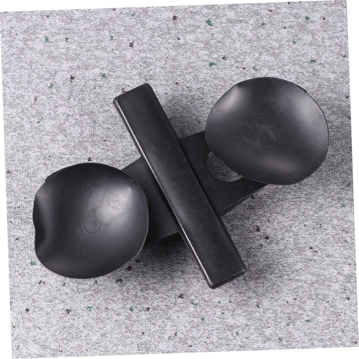 Sosoport 15pcs Aquarium Divider Cup Clip for Fish Tank Separation Black Plastic Isolation Plate Clamp for Betta and Other Fish