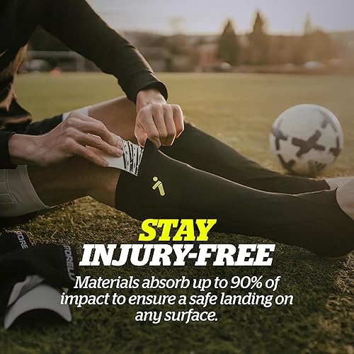 Miniatura 3 de Storelli BodyShield - Espinilleras de compresión prémium para jugadores de fútbol, resistentes a los rayos UV, unisex, 1 par