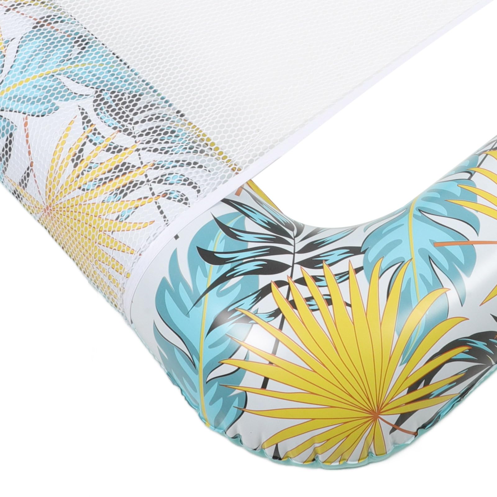 Poltrona Gonfiabile Design Confortevole Rete Traspirante per Piscina Lettino Galleggiante in Pvc e Pelle Amica per Relax e Vacanze
