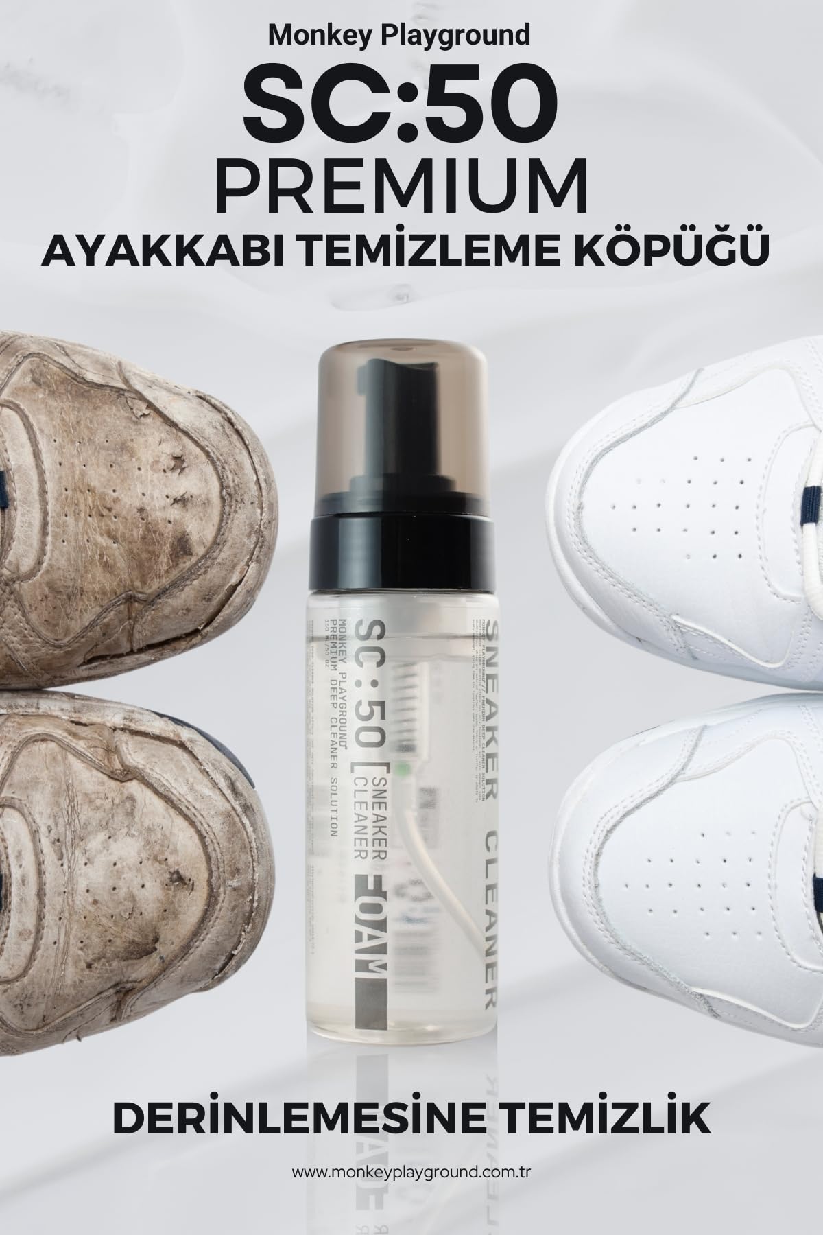 Monkey Playground Premium Ayakkabı Temizleyici Köpük