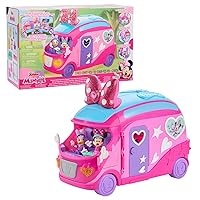 Minnie Set di gioco Glamper di Minni Bows-A-Glow Disney Junior e personaggi con 13 pezzi