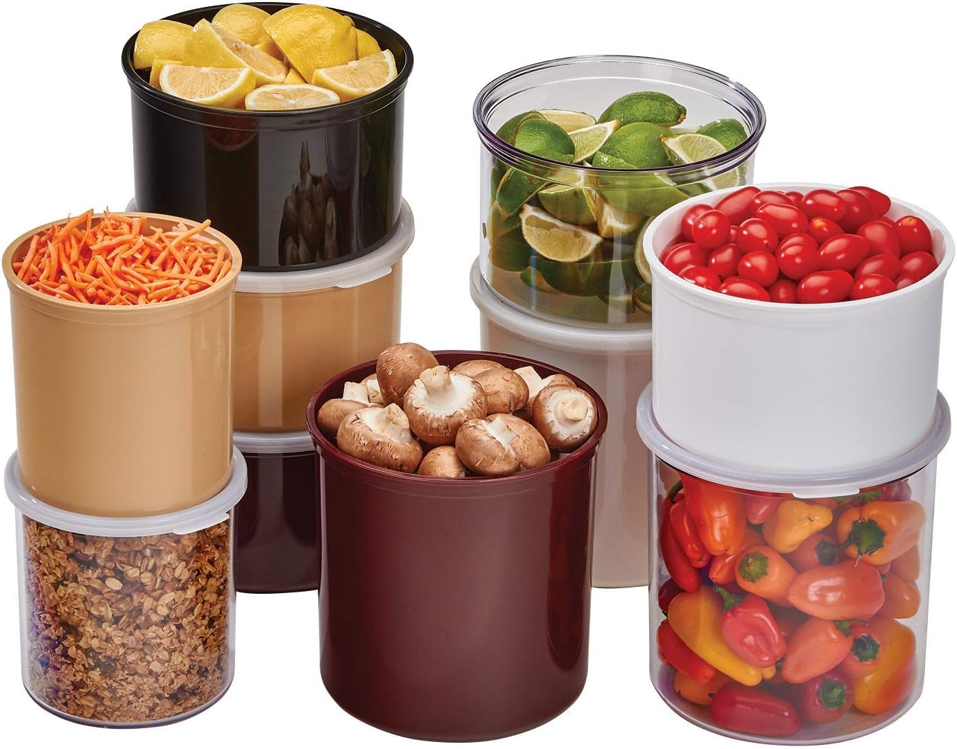 Cambro CP12133 Crock Solid 1.2 Quart With Lid Beige Case of 12