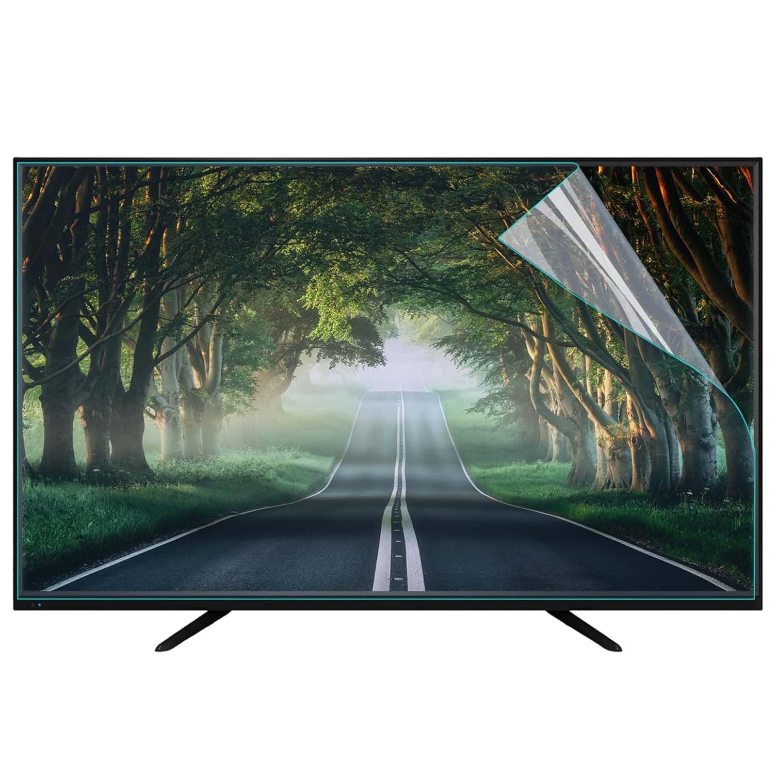 Protection d'écran TV 32-75 Pouces, Filtre d'écran Anti-Reflets/Anti-lumière Bleue, Anti-poussière, Anti-Rayures, Film Protecteur pour écran TV HD,32" 698x392мм