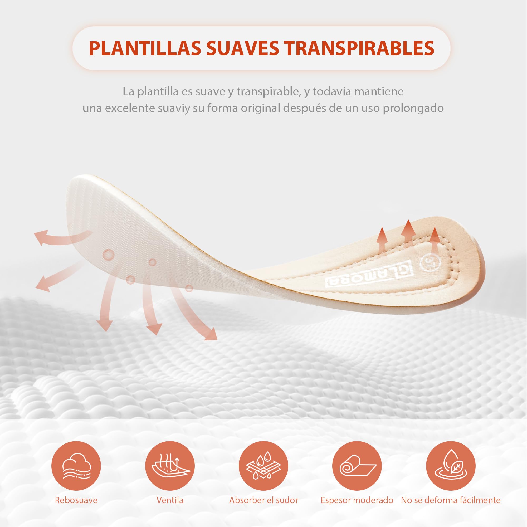 GLAMORA Alpargatas Mujer de Punto Transpirable con Suela de Goma Efecto Esparto, Zapatos Planos Tipo Bailarinas Manoletinas Cómodas Slip On, Alpargatas Mujer Ligeras Punta Redonda