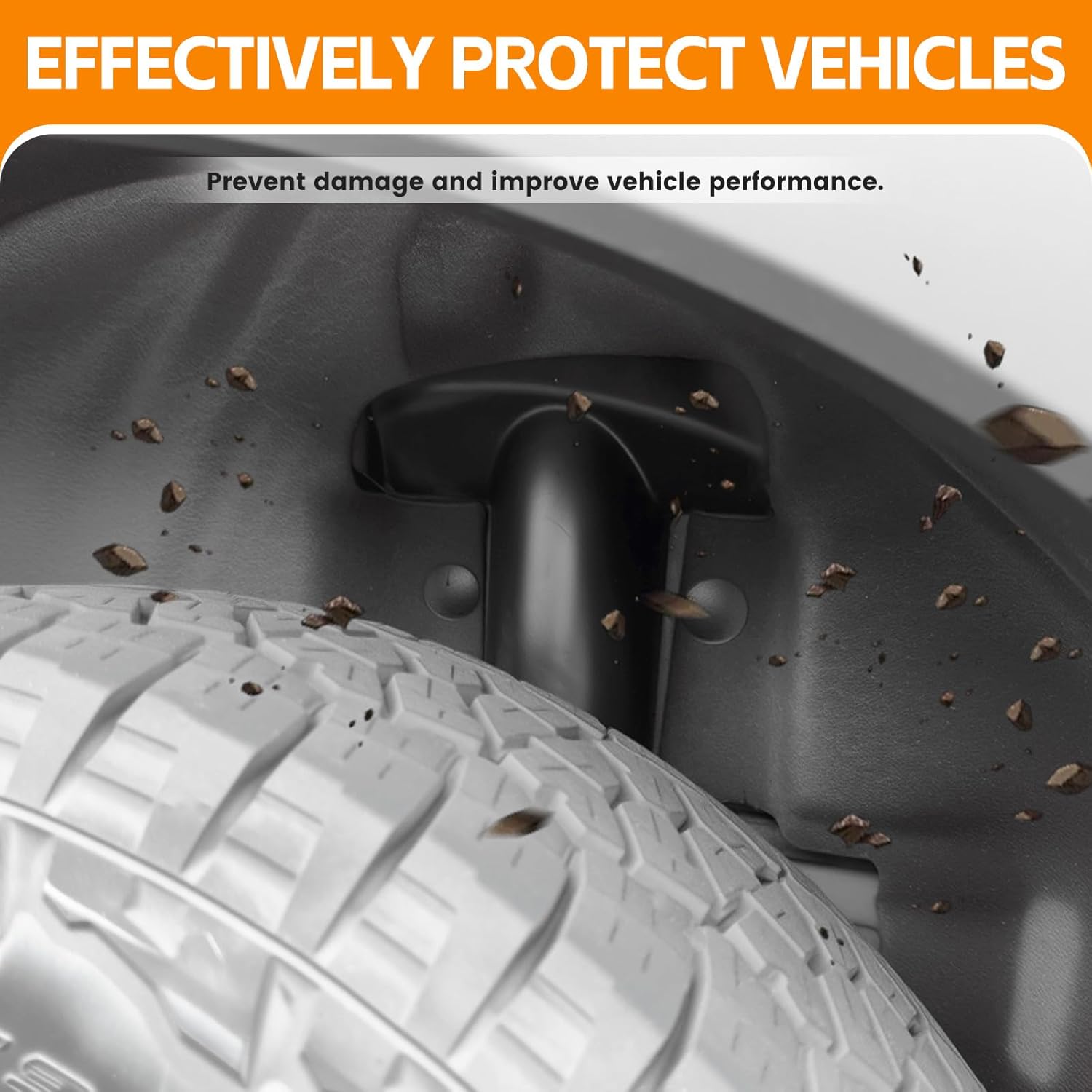 Shock Absorber Cover Compatible with 2021-2025 Ford Bronco Sport Rear Wheel Shock Shield for 2024 Ford Bronco Sport Accessories