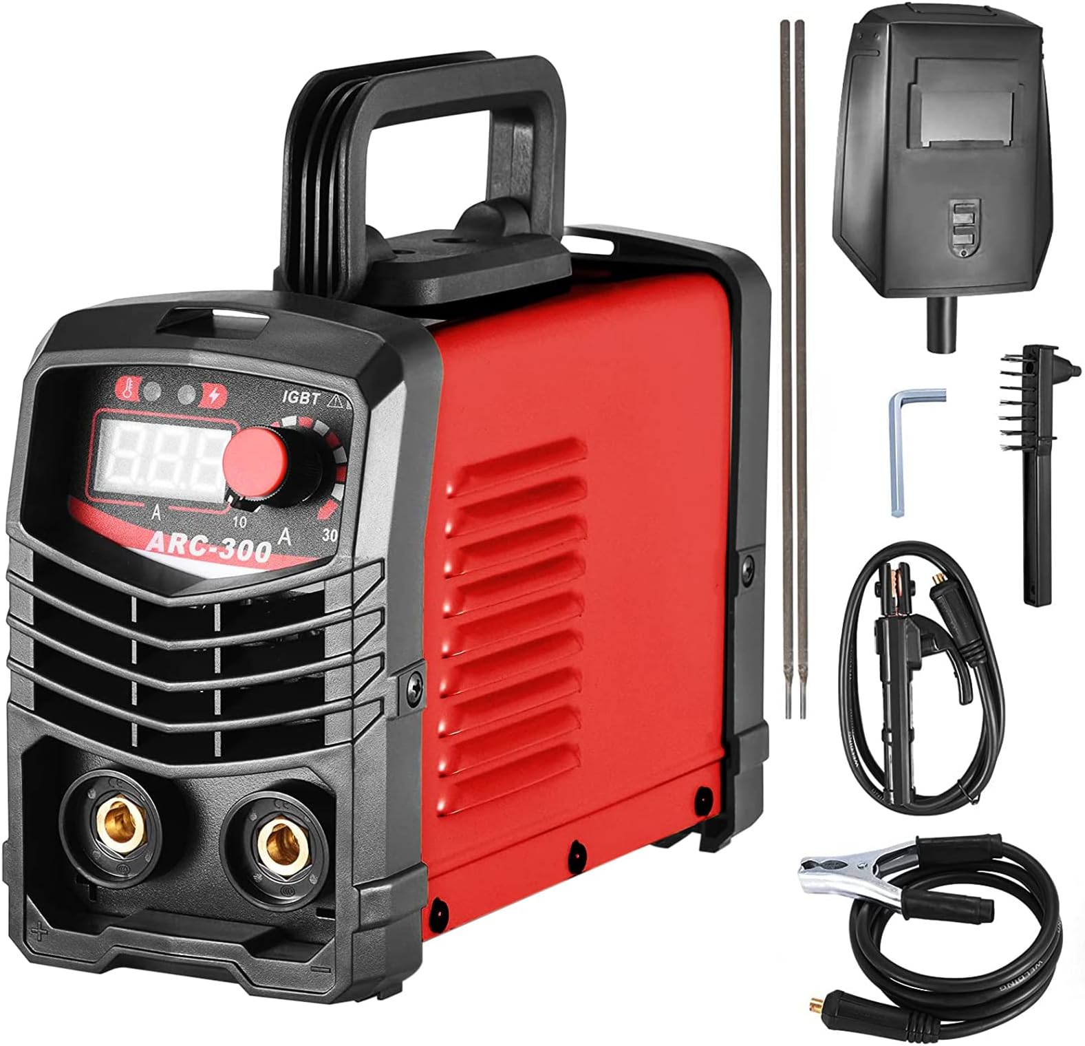 FEIFANKE ARC 160 elektroden lasapparaat - 160A IGBT DC MMA/E-hand/lift wig inverter lasapparaat met LED-display, VRD, anti-stick, 3 jaar garantie