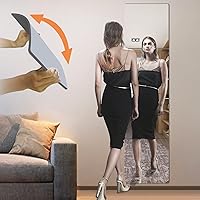 Vista 1 de KOLAFO Espejo de longitud completa - Espejo de cuerpo completo para pared - Espejos de cuerpo completo - Espejos de pared - Espejos autoadhesivos