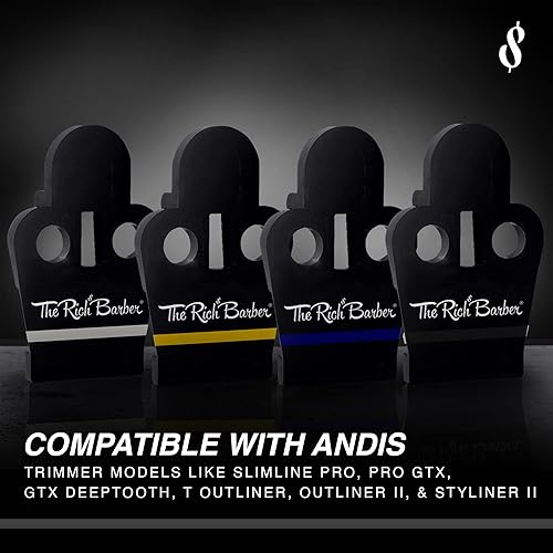 Miniatura 4 de The Rich Barber On The Money - Fijador de cuchillas de 10 segundos, herramienta de espacio cero para maquinilla de afeitar, alineación de cuchillas
