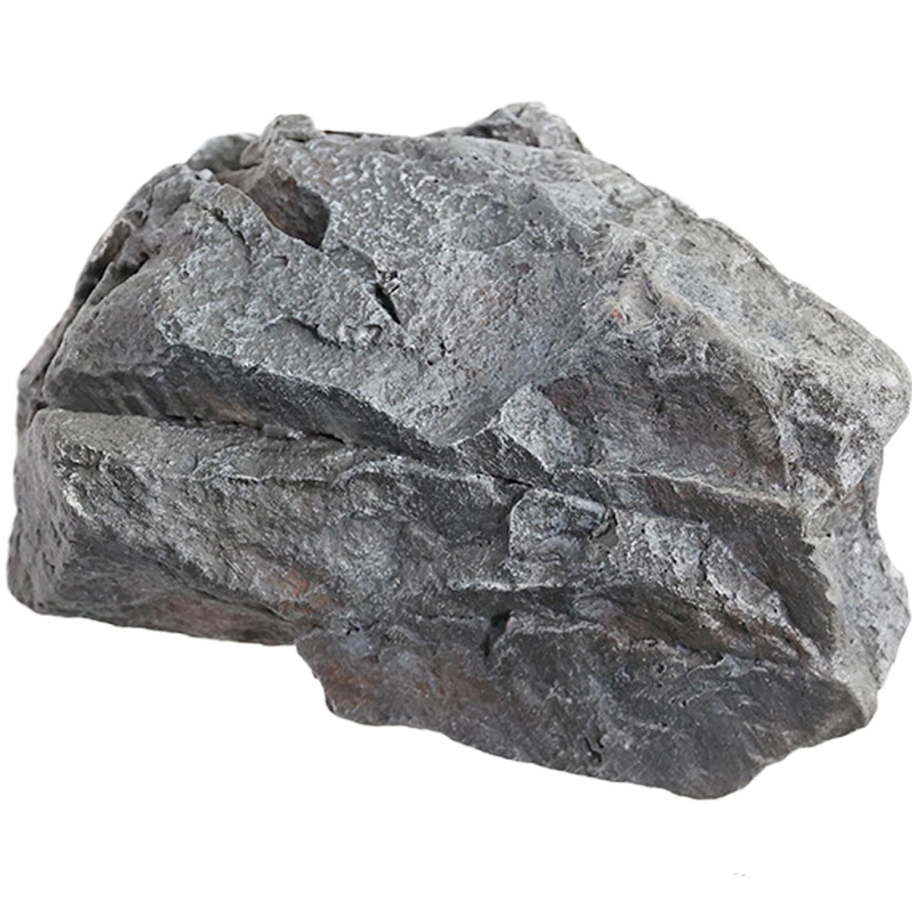 NIDONE Fake Rock Realistic Landscape Steine ​​13.8x10.6x8.7in Künstliche Felsen für Landschaftsgestaltung PU & Foam Brunnenabdeckungen für Gartengartendekor, Regenwaldtyp, künstliche Felsen