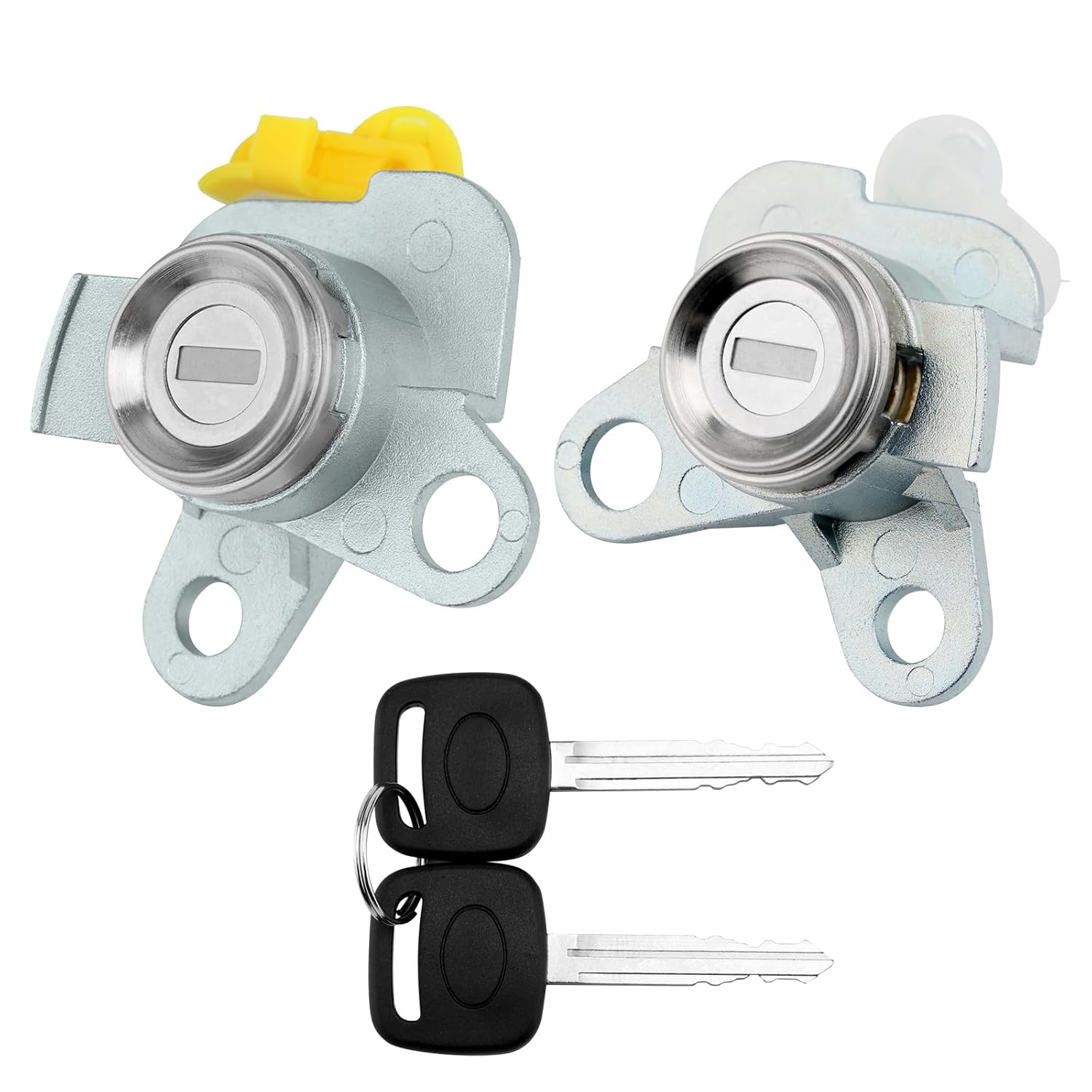 Door Lock Cylinder Switch with Keys, Compatible with 1998-2002 Toyota Corolla, Chevy Prizm, 1.8L L4, Replaces# DL166, 69051-12490