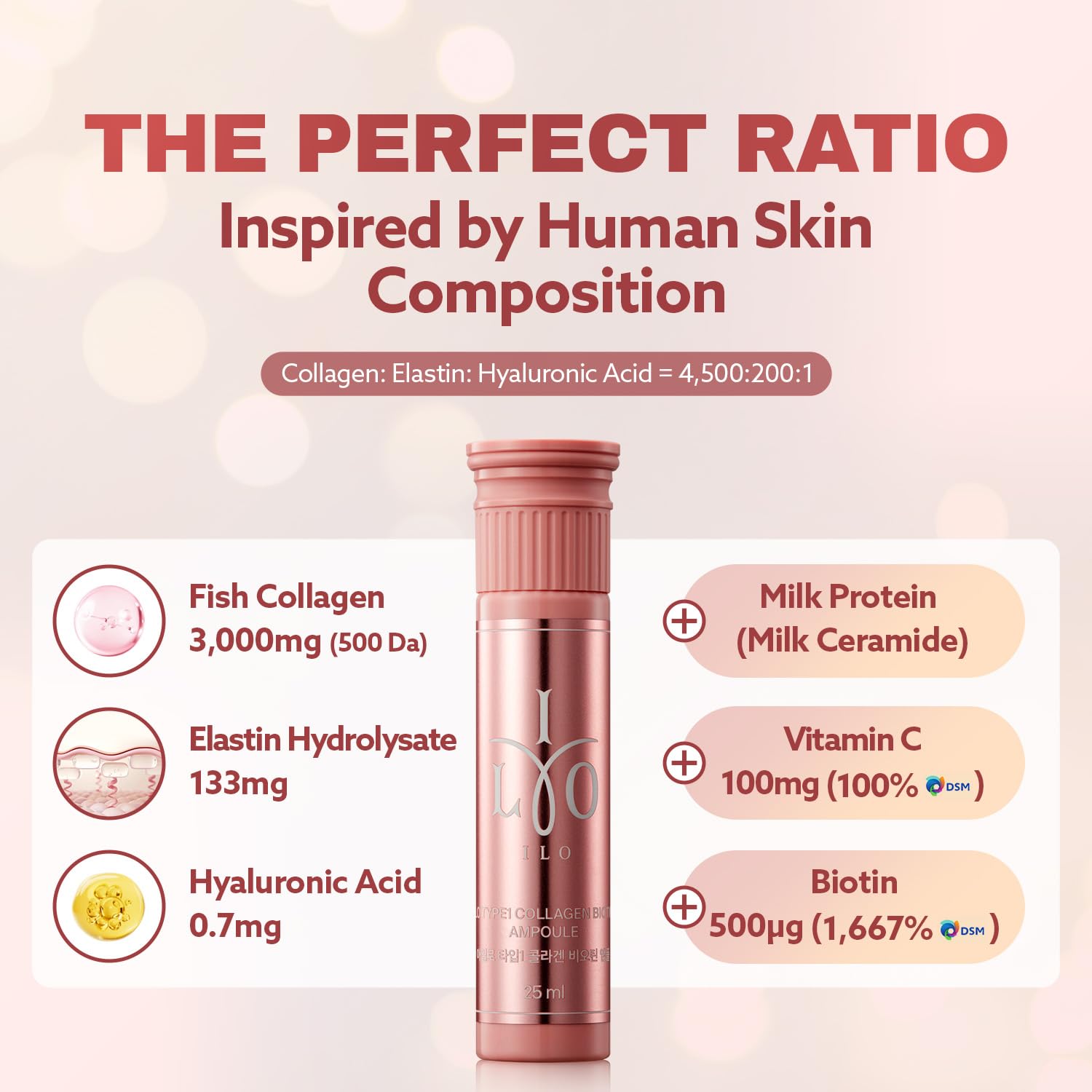 glutathione elastin collagen ILO Type 1 & Bundle | Skin Hydration & Radiance Support | 8 Servings Collagen & 30 Servings Glutathione [Bright & Bounce Duo] Low