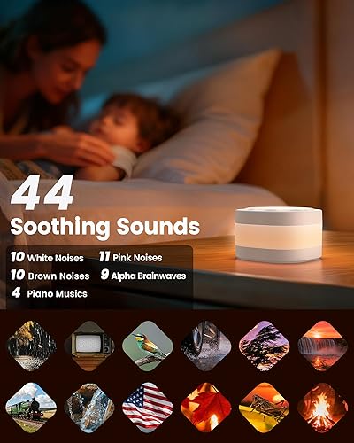 Miniatura 2 de Glocusent Máquina de sonido Máquina de ruido blanco N16