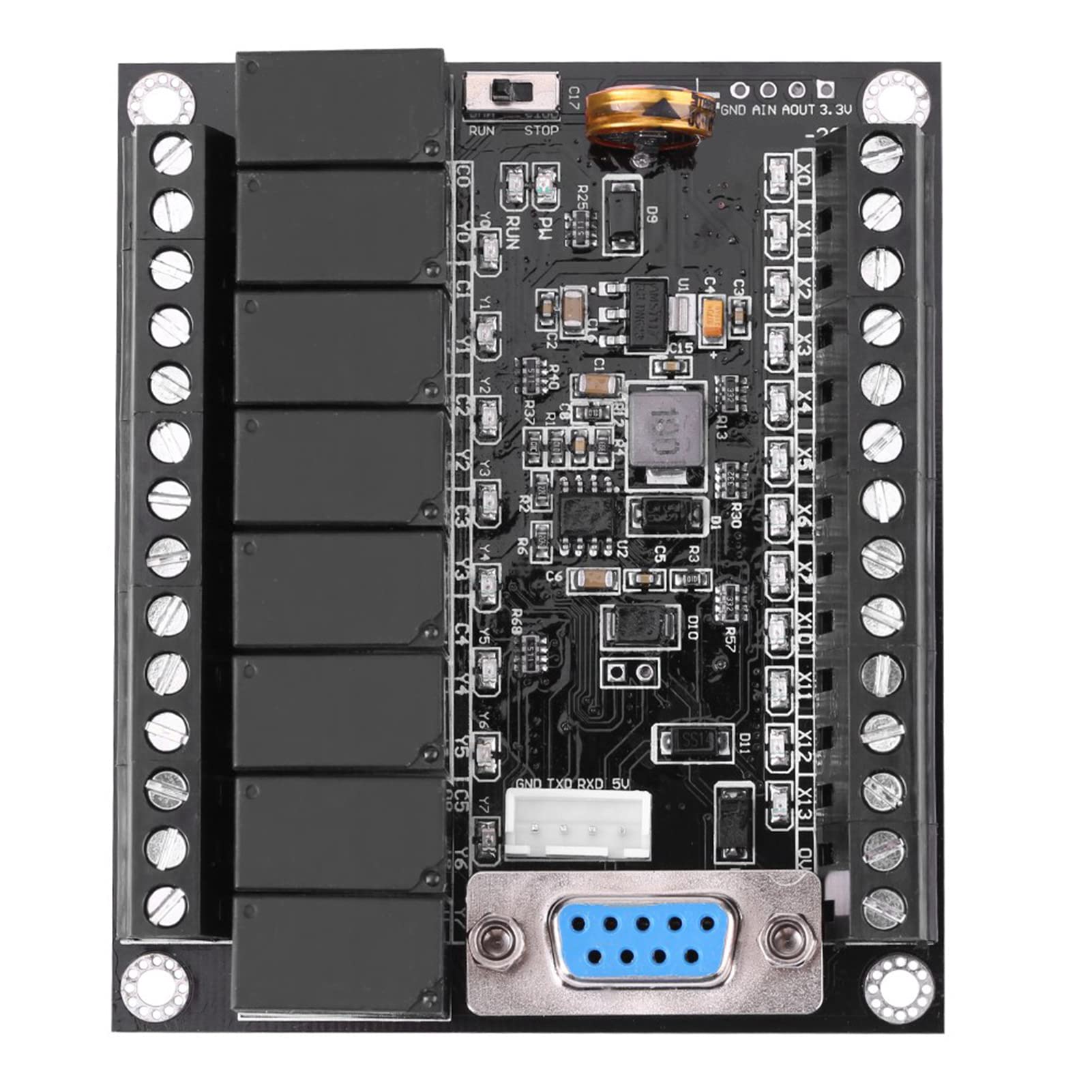 1 Pcs Module Automate Programmable Logique Contrôleur De Relais 24V DC FX1N-20MR pour Automatisation Industrielle