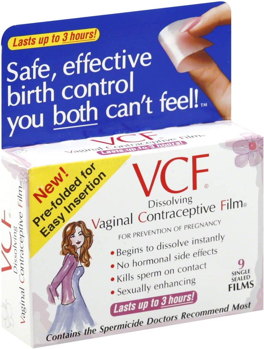 Buy Vcf Vaginal Contraceptive Film Single Sealed Films 9 Ct Online In Maldives B000ggt8x8