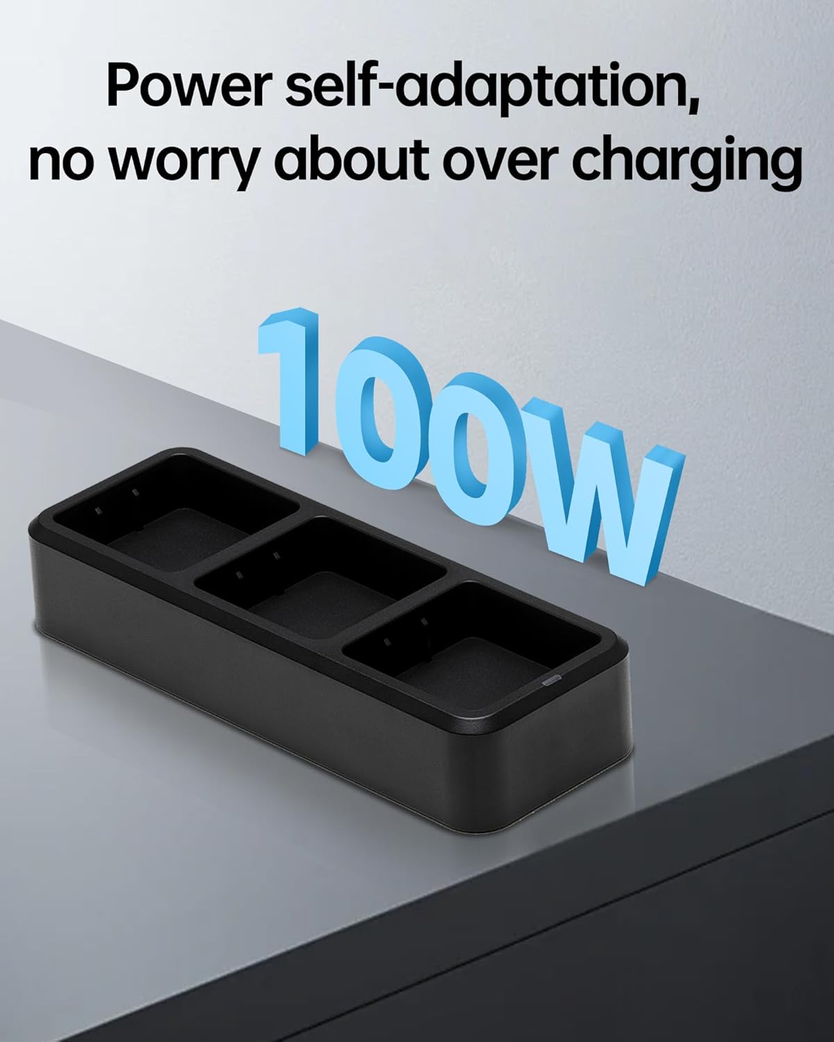 100W Mavic 3 Series Battery Charging Hub, Original New Battery Charger Compatible with DJI Mavic 3/Pro/Cine/Pro Cine/Classic/Enterprise/Thermal Drone Intelligent Flight Battery, Charge in Sequence - Image 4
