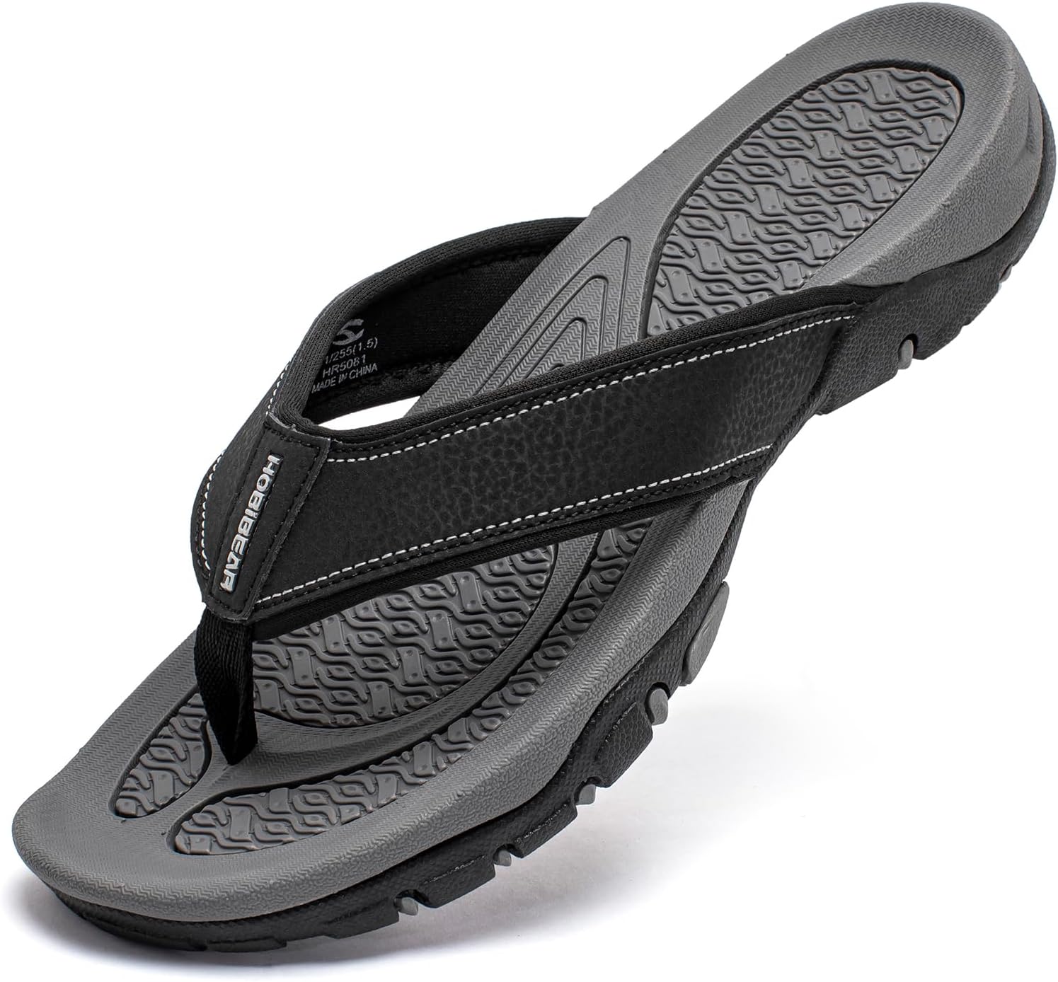 GUBARUN Mens Sport Flip Flops Comfort Casual Thong Sandals Outdoor