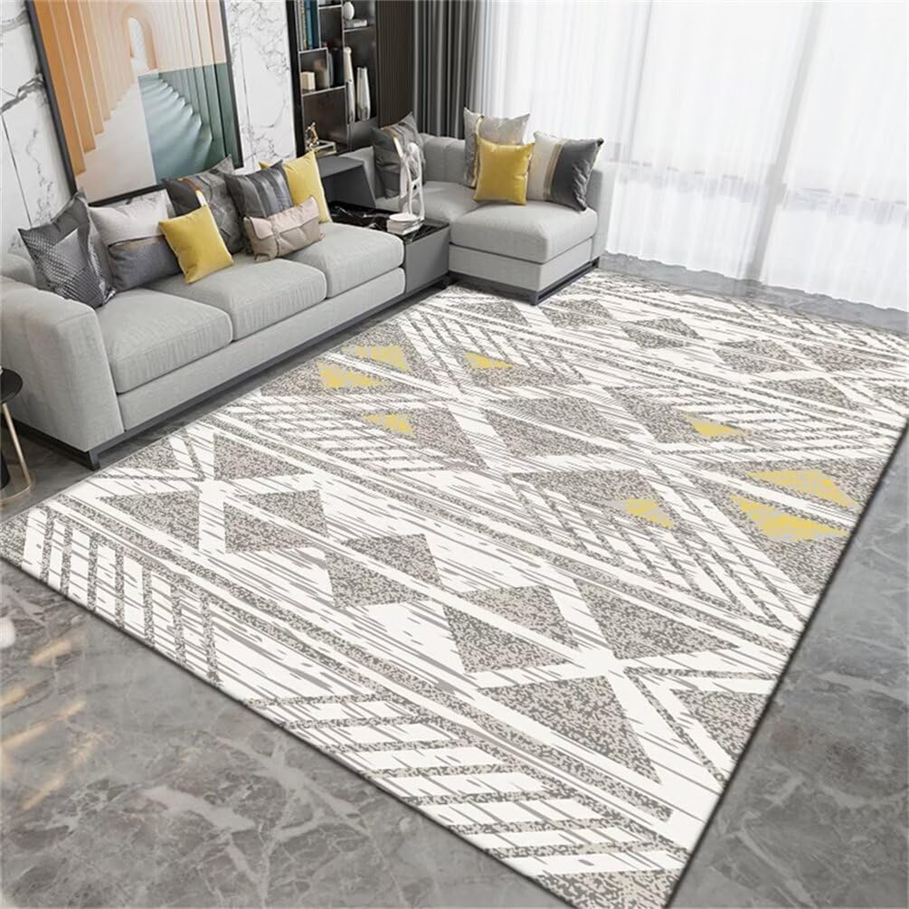 Tapis résistant aux taches moderne 120x200 lavable et robuste