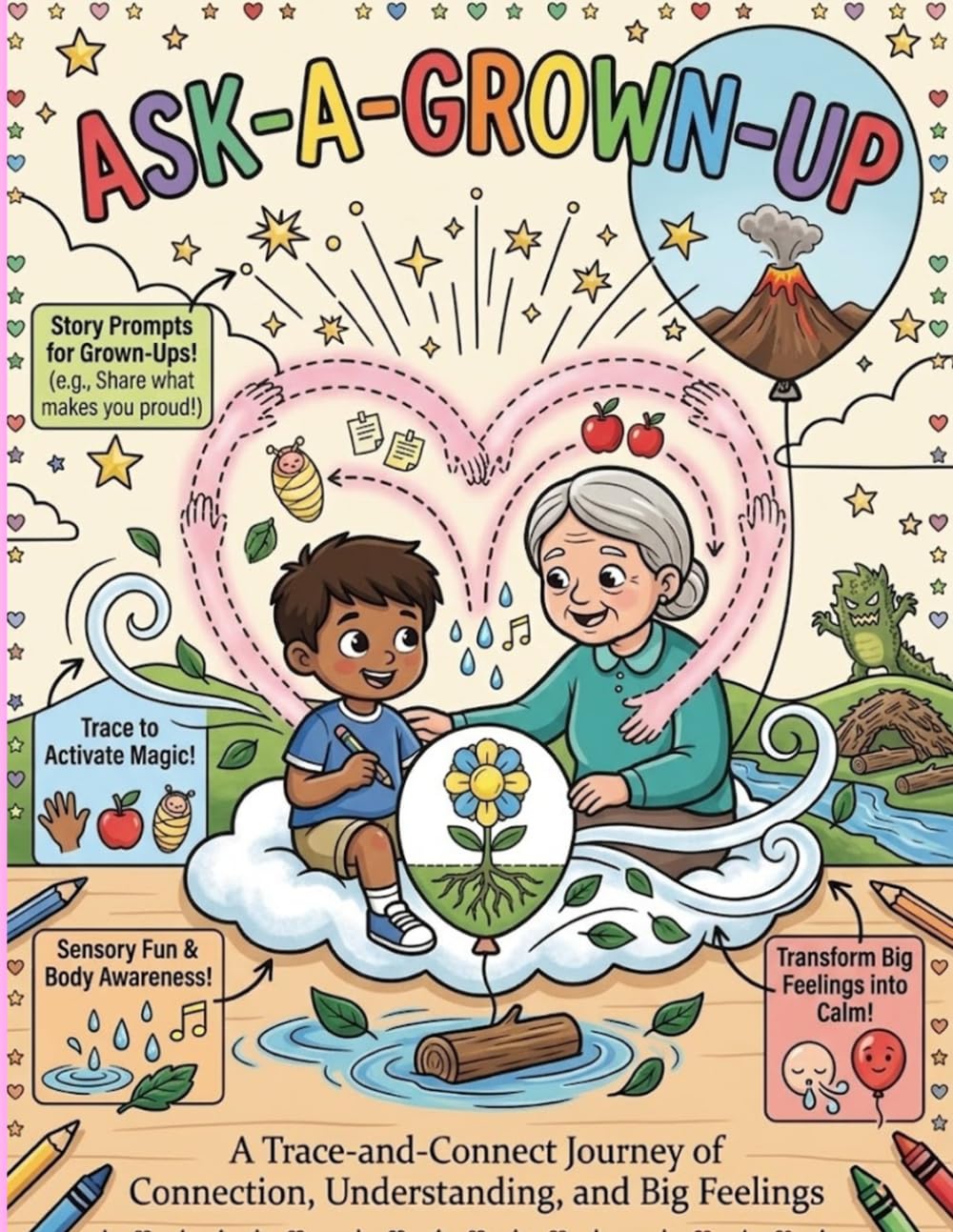 Ask a grown up: A Family Bonding Trace and Connect Adventure