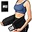 ZPP Waist Trainer for Women and Men, Neoprene Sweat Band Waist Trimmer Belt Stomach Wrap for Workout Black/White