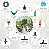 Système d'irrigation Jardin,149 Pcs Micro Irrigation Goutte à Goutte Kit Arrosage Automatique,Automatique Kit d'irrigation Goutte à Goutte,Jardin pour Plantes 30M 4/7Tuyau Goutte à Goutte - 3