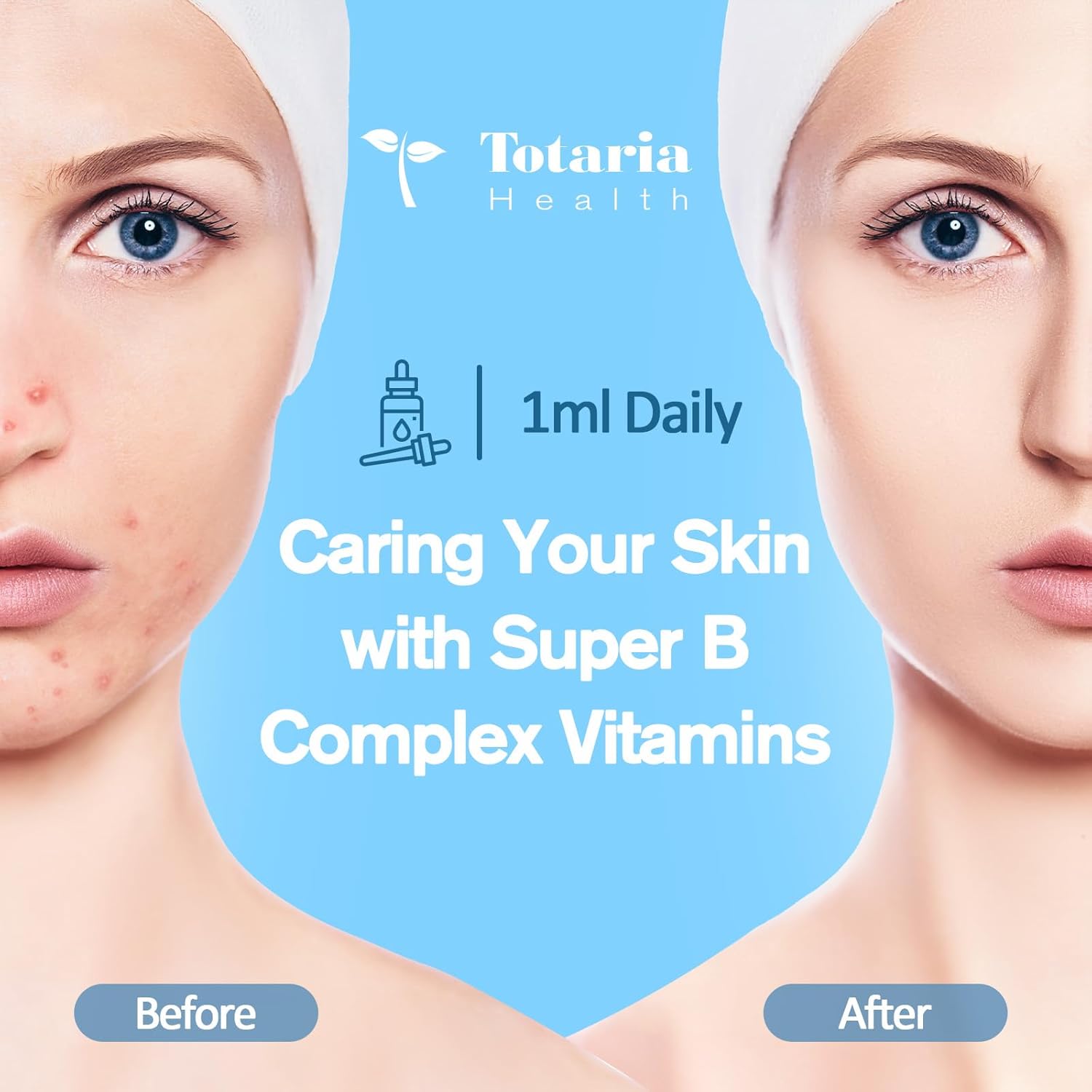 15-in-1 Liposomal Vitamin B Complex Pro, B Complex Drops with Vitamin B1, B2, B3 Niacinamide, Choline, B5, B6, B7 Biotin, Inositol, Folate, B12, Zinc, Lutein, Zeaxanthin, Taurine, Vitamin C, 2 fl oz - Image 6