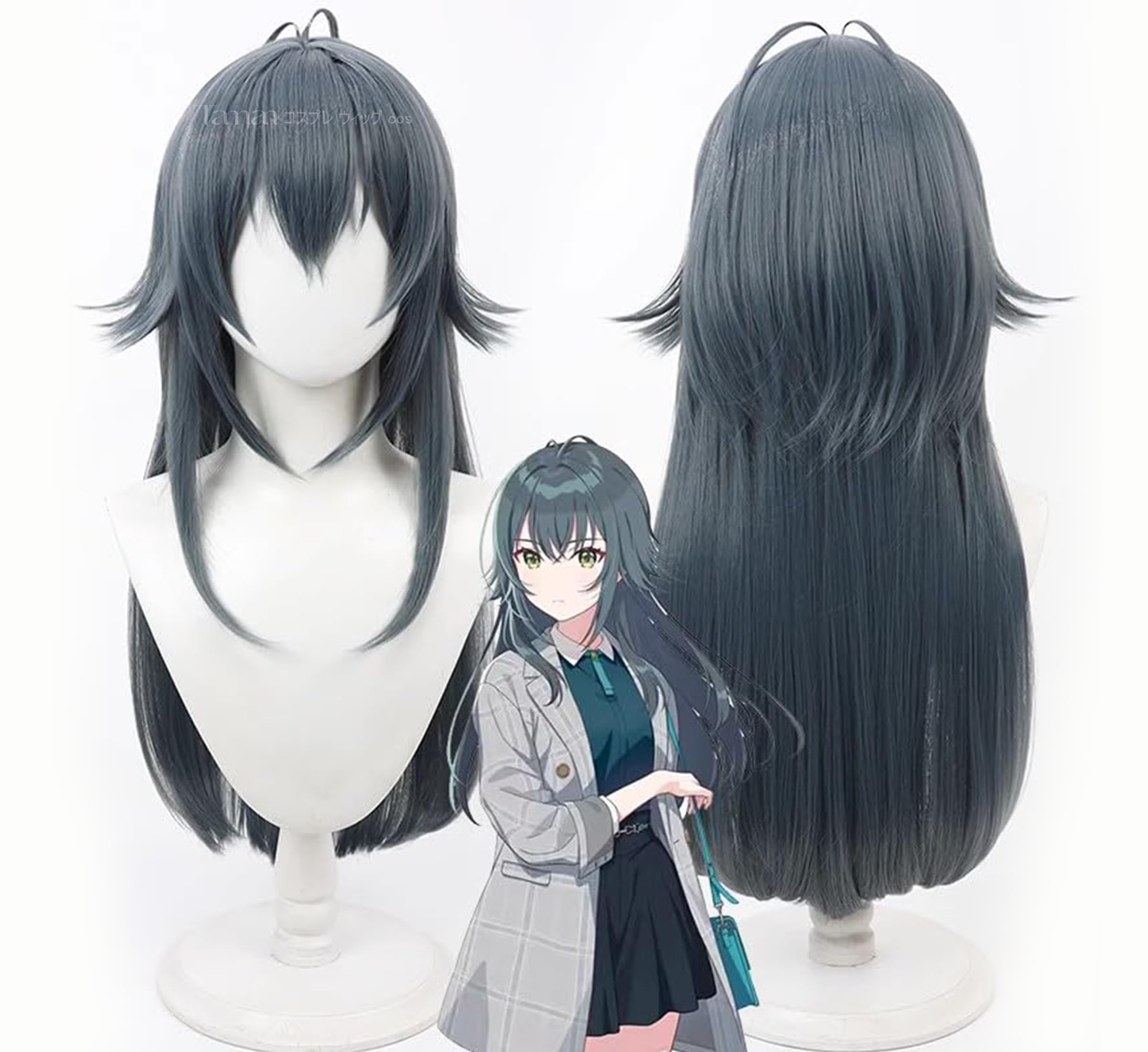 Amazon.co.jp: コスプレ ウィッグ ネット付き 月村手毬 耐熱 ウィッグ