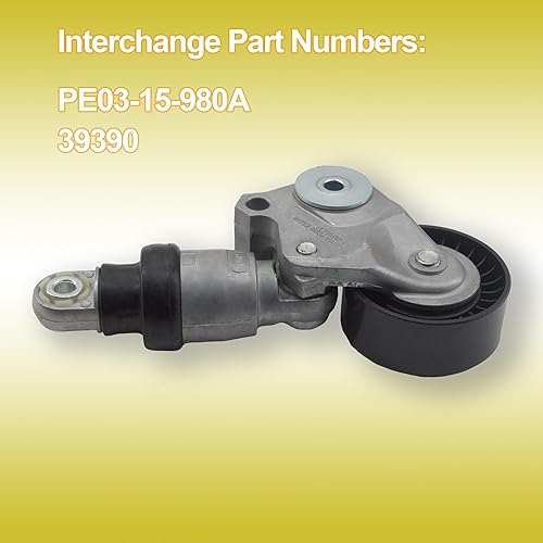 Miniatura 2 de Conjunto tensor de correa 39390 compatible con Mazda 3 2012-2021, compatible con Mazda CX3 2016-2021, compatible con Mazda CX5 2013-2021, compatible