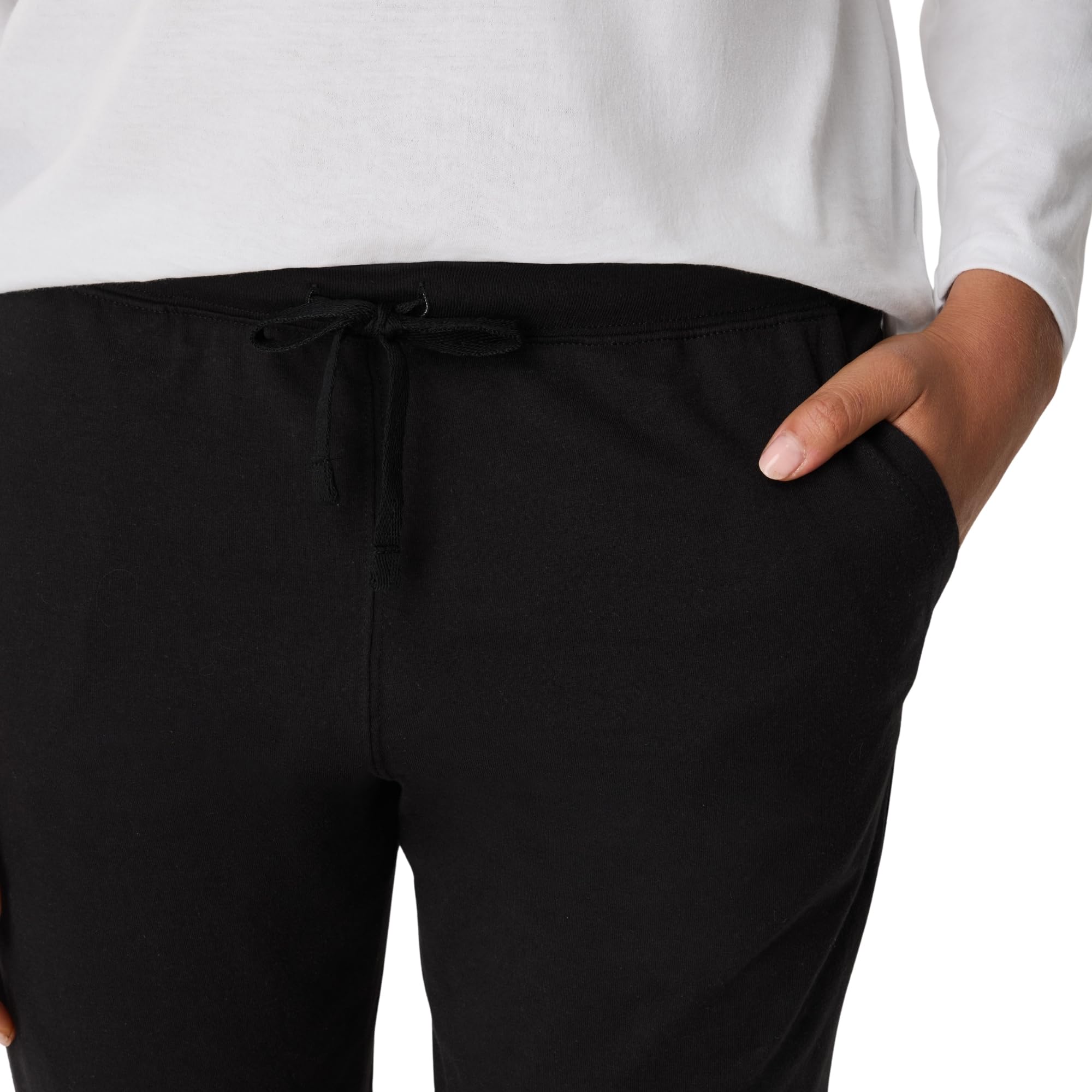 Hanes Originals Cotton Joggers, 100% Cotton Jersey Sweatpants For Women, 29" Inseam - Spodnie dresowe Kobiety